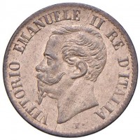 Vittorio Emanuele II (1861-1878): 1 cent. 1861-Na (Gigante#113), conservazione elevatissima