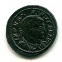 Massimino II Daia (305-313 d.C.): follis "SPQR OPTIMO PRINCIPI" zecca di Ostia 4,20g (RIC VI #95a)