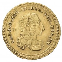 Palermo, Carlo di Borbone (1734-1759): oncia 1737 (Gigante#13)
