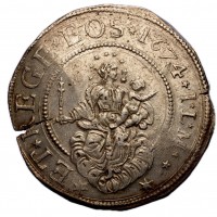 Genova, Dogi Biennali, III fase (1637-1797): scudo stretto 1674 (MIR#294/37; CNI#1/4; Lunardi#260), grammi 38.33. Ottima qualità