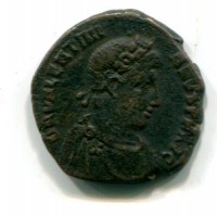 Valentiniano II (375-392 d.C.): Aes II "VIRTVS EXERCITI" zecca di Antiochia (RIC IX #63a)