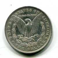USA: 1 dollaro 1883-O "Morgan", graffi
