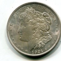 USA: 1 dollaro 1921 "Morgan", lucidato
