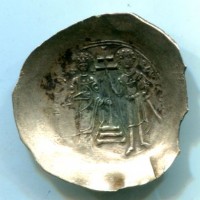 Giovanni II Comneno (1118-1143): aspron trachy zecca di Costantinopoli 4,32g (DOC #8c)