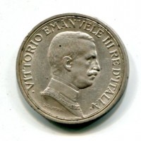 Vittorio Emanuele III (1900-1943): 2 lire 1916 "Quadriga briosa" (Gigante#103)
