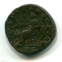 Faustina II (+175 d.C.): sesterzio "SALVTI AVGVSTAE" 23,85g (RIC III #1668)