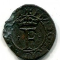 Milano, Francesco I (1512-1522): trillina (MIR,222#264/1)
