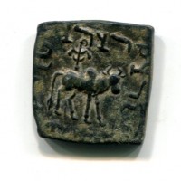 Indo-Sciite, Azilises (85-45 a.C.): bronzo, zecca Taxila (HGC#587), g.12,74