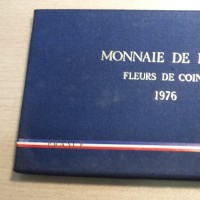Francia, Quinta Repubblica (dal 1959): serie zecca completa 1976, 9 pezzi nella confezione ufficiale