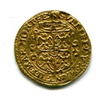 Casale, Guglielmo Gonzaga (1566-1587): scudo d'oro (MIR#266), gr.3,12