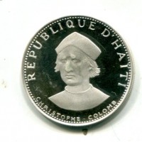 Haiti, Repubblica (dal 1863): 25 gourdes 1971 "Cristoforo Colombo" (KM#102)
