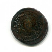 Giustiniano I (527-565 d.C.): follis, zecca di Cizico, anno XX (Sear#207)
