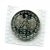 Germania, Rep. Federale (dal 1949): 5 marchi 1973-G "Parlamento di Francoforte" (KM#137)