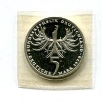 Germania, Rep. Federale (dal 1949): 5 marchi 1978-F (KM#148)