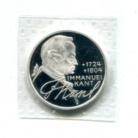 Germania, Rep. Federale (dal 1949): 5 marchi 1974-D "Immanuel Kant" (KM#139)
