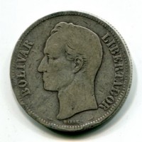 Venezuela: 5 bolivares 1910 (KM#24.2)