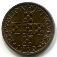 Portogallo, Repubblica (dal 1910): 50 centavos 1969 (KM#596)
