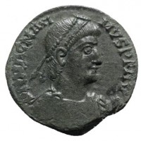 Magno Massimo (383-388 d.C.): maiorina "REPARATIO REIPVB", zecca di Lugdunum (RIC,IX#32.4), grami 4,86