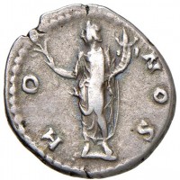 Marco Aurelio (161-180 d.C.): denario coniato da cesare sotto Antonino Pio "HONOS" (Cohen#236), grammi 3.37. Bellissimo ritratto