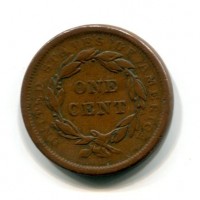 USA: 1 cent. 1840 "Braided Hair"
