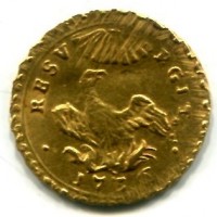 Palermo, Carlo di Borbone (1734-1759): oncia 1736 (Gigante#12)
