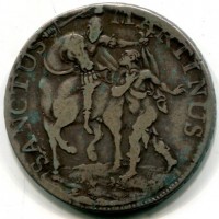 Milano, Prima Repubblica (1250-1310): ambrosino ridotto o grosso da 8 denari (MIR#68/2; CNI#128/30; Bellesia#8), grammi 2.09, mm 20. bellissima patina