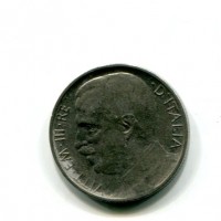 Vittorio Emanuele III (1900-1943): 50 cent. 1920-rigato "Leoni" (Gigante#165)