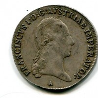 Austria, Francesco II (I) (1792-1835): 1/2 tallero 1815-A (KM#2152), zecca di Vienna
