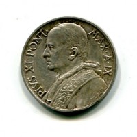 Vaticano, Pio XI (1929-1938): 5 lire 1930-IX (Gigante#21)