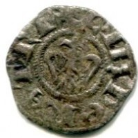 Messina, Enrico e Costanza (1194-1196): denaro (MIR,26#55), gr. 0,75

