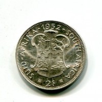 Sud Africa, Giorgio VI (1936-1952): 2 scellini 1952 (KM#38.2)
