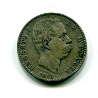 Umberto I (1878-1900): 2 lire 1885 (Gigante#29)