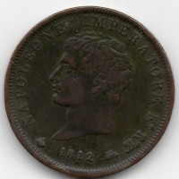 Milano, Napoleone I (1805-1814): 1 soldo 1812 (Gigante#214)
