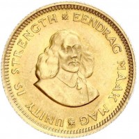 Sud Africa: 1 rand 1967 (Friedberg#12)
