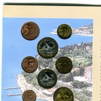 Slovenia 2004: serie completa composta da 8 pezzi "Euro Coin Collection-Pattern/Prova"
