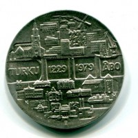 Finlandia, Repubblica (dal 1917): 25 markkaa 1979-K-H (KM#58)