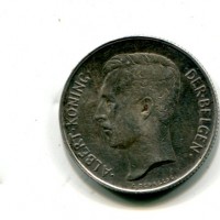 Belgio, Alberto I (1909-1934): 2 franchi 1911 (KM#75)
