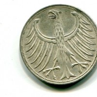 Germania, Rep. Federale (dal 1949): 5 marchi 1966-G (KM#112.1)