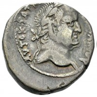 Siria, Antiochia, Vespasiano (69-79 d.C.): tetradracma del 70/71 (Prieur#113A; McAlee#336; RPC#1947), grammi 15.25, mm 25. Ex collezione Tenby, con vecchio cartellino di provenienza
