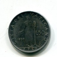 Vaticano, Giovanni XXIII (1958-1963): 50 lire 1959-I