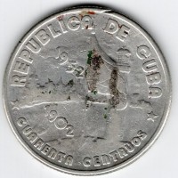 Cuba: 40 centavos 1952 (KM#25)
