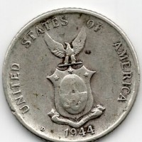 Filippine, amministrazione USA: 20 centavos 1944-D (KM#182)

