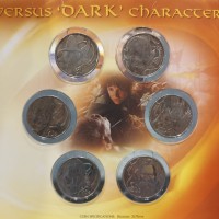 Nuova Zelanda, Elisabetta II (1952-2022): sei monete da 50 cent 2003 "Lord of Rings" in confezione originale, un pochino "vissuta" ma monete perfette