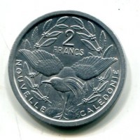 Nuova Caledonia: 2 franchi 1973 (KM#14)

