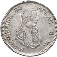 Malta, Emmanuel de Rohan (1775-1797): 2 scudi 1796 (KM#343), grammi 23.83
