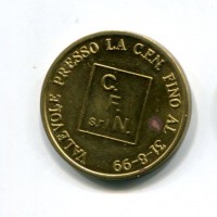 Euro- Fantasie: 50 centesimi "C.F.N", macchioline