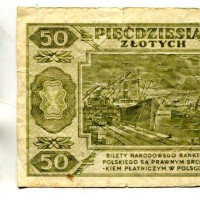 Polonia: 50 zlotych 01/07/1948 (Pick#138)

