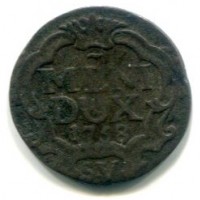 Milano, Maria Teresa (1740-1780): 5 soldi 1758 (MIR#428/3)


