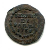 Parma, Ferdinando I di Borbone (1765-1802): sesino 1786 (MIR#1088/4)
