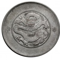 Cina, Yunnan (1920-1931): 50 cent. a nome di Kuang Hsu (KM#y257.2; Kann#172v)